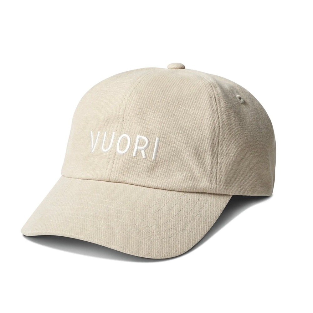 Vuori Signal Dad Hat NWT color camel. See description